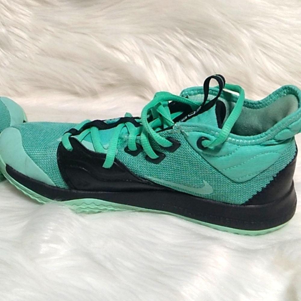 Nike PG3 Menta Green Tennis Shoes Sz.6.5Youth Or Womens 7-7 1/2. Gently Worn - Picture 9 of 11